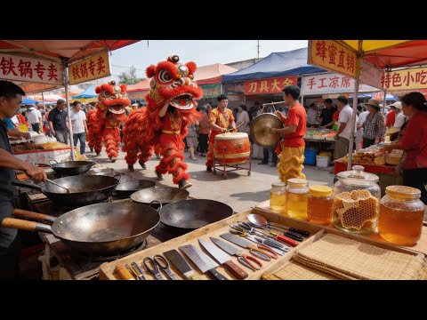 2025年中国乡村热闹非凡的赶集大全，精心挑选浓缩了4-5个一年一度的农村赶集节，一次看个够！村民盛装参与，人头攒动场面火爆，集市大到逛不完，人多到前脚踩后脚，美食多到让人一直买买买。