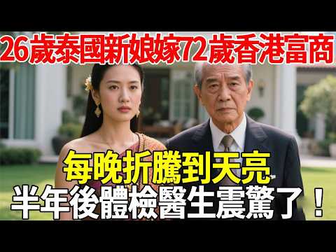 26歲泰國新娘嫁72歲香港富商,每晚折騰到天亮,半年後體檢醫生震驚了!#蝴蝶飛飛 #民間故事 #奇聞趣事 #古代小說#懸疑#老年情感