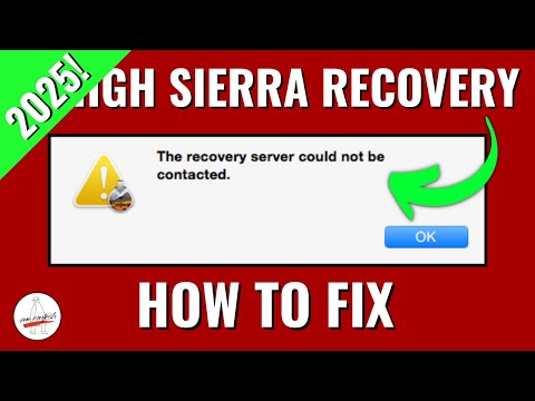 [FIXED] The Recovery Server Could Not Be Contacted Error! High Sierra Internet Recovery Error