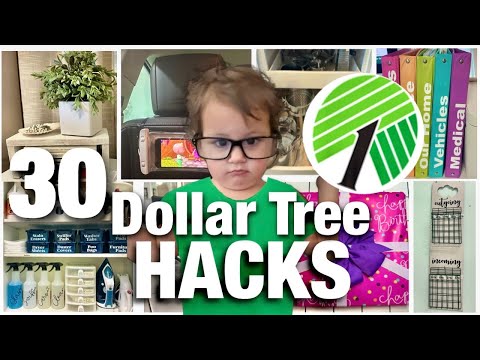 30 * ALL NEW * DOLLAR TREE HOME HACKS YOU NEED TO SEE!!