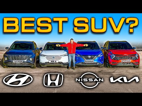 I Test Drove the Kia Sportage v Hyundai Tucson v Nissan Qashqai v Honda HR-V!