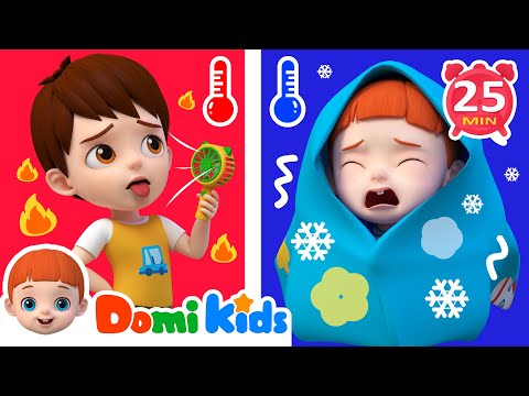 熱的和冷的 + 更多兒歌🎵 | 人氣兒歌 🔥❄️ | 連續播放 | TOP兒歌 | 寶貝多米