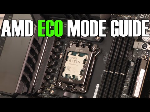 How To Enable AMD Eco Mode - 7600x 7700x 7900x 7950x