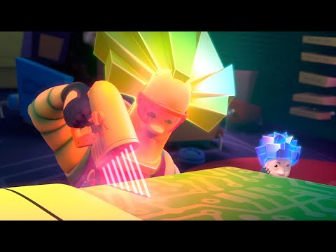 Toy Gun Broken? No Problem for Tom Thomas and Papus! | The Fixies | Animation for Kids