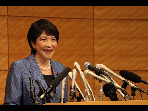 令和3年9月8日　自由民主党総裁選　出馬表明会見