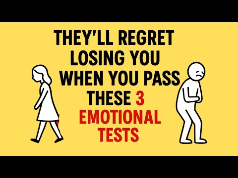 They’ll Regret Losing You When You Pass These 3 Emotional Tests” | Avoidant Fantasy
