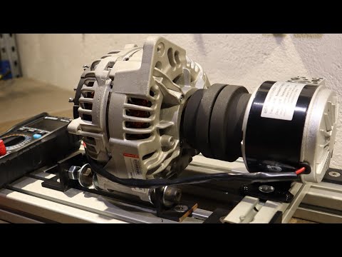 Free energy generator powered by 250W DC motor and a truck alternator . FAKE OR NOT?