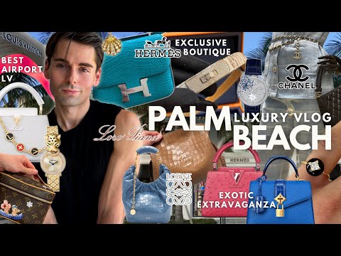 LUXURY SHOPPING VLOG PALM BEACH 2026 | Hermès, Chanel, LV, Cartier & Loewe