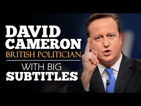 ENGLISH SPEECH | DAVID CAMERON: Brexit Referendum 2013 (English Subtitles)