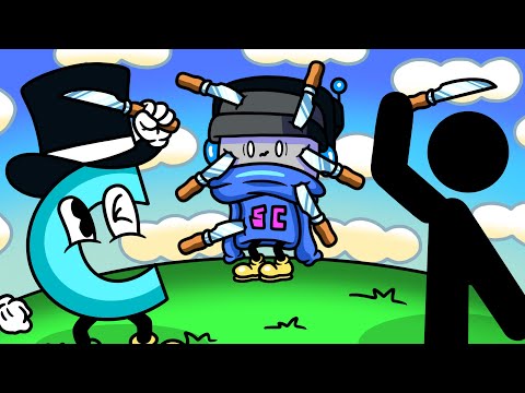 We Flop Around and Throw Knives at Dumb Ragdolls!