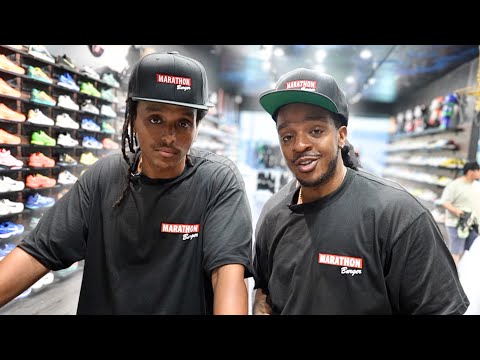 Agent and Poudii Trade Food for Sneakers!