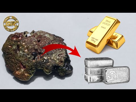 How to Separate Gold & Silver From Copper | Gold Recovery | Silver Recovery