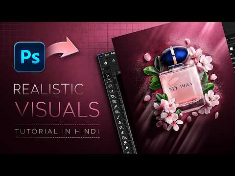 Realistic Commercial Ad Design in Photoshop | Tutorial in Hindi