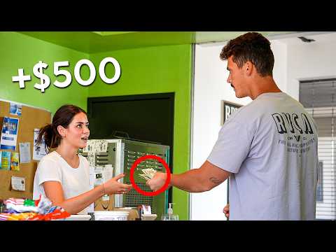 Asking For Free Samples, Then Tipping $500!!