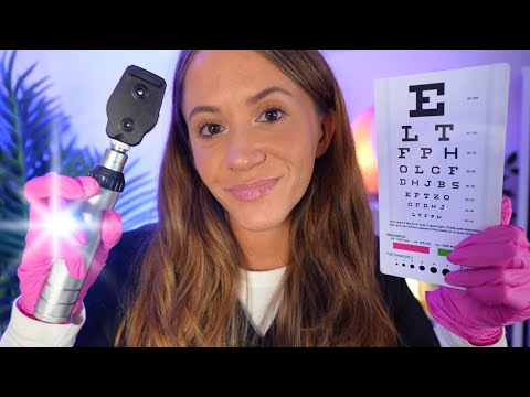 1 Hour ASMR Cranial Nerve Exam (binaural, typing, detailed medical exam)