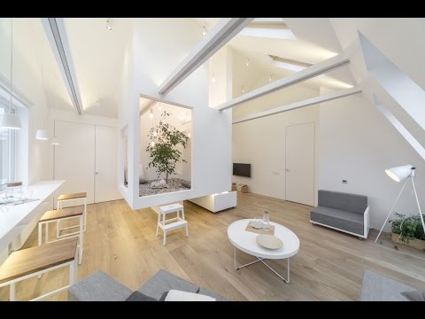 Дачный ответ: проект «Белая мансарда с деревом в кубе» при участии Cosmorelax