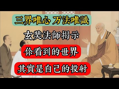 三界唯心，萬法唯識，玄奘法師揭示：你看到的世界，其實是自己的投射！#佛教 #佛家 #佛法 #佛學知識 #佛學智慧 #修心修行 #佛教文化 #禪悟人生 #傳統文化