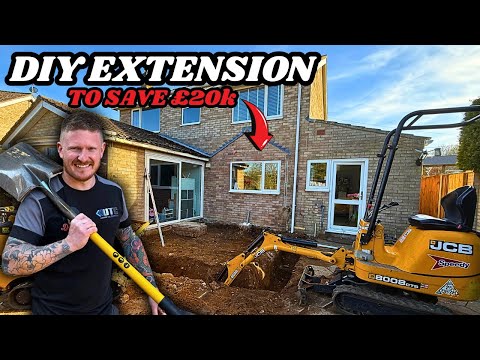 How I’m Building My Own Extension to Save £20,000 (This Might Break Me)