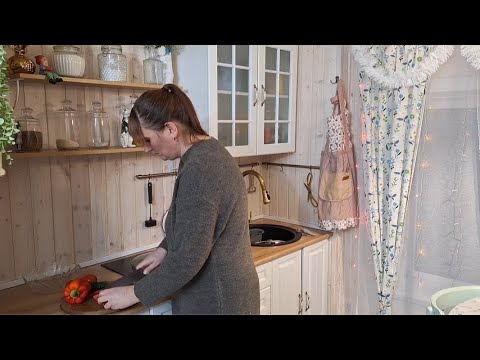 A real Russian village/where there is no rush and city bustle/we decorate a village house for the...