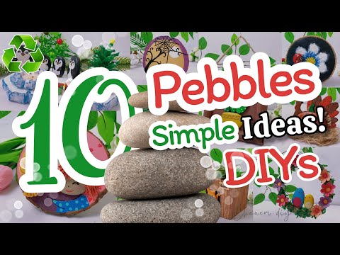 Transforming Pebbles: 10 SUPER GENIUS Recycling Ideas That You Can Sell That Will Amaze You β»οΈ #diy