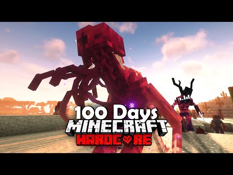 100 Days in a Terrifying Evolving Parasite Apocalypse in Hardcore Minecraft