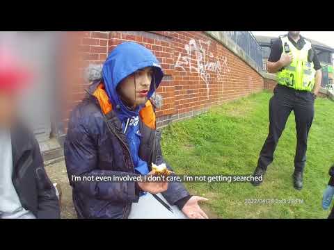 "I haven't done anything, I'm literally innocent" - footage of police stop-search ending in arrest