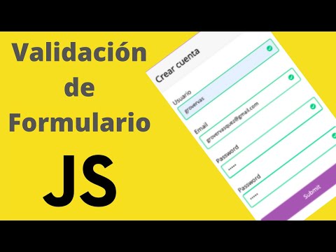 Validación de Formulario con JavaScript paso a paso - JavaForm Validation