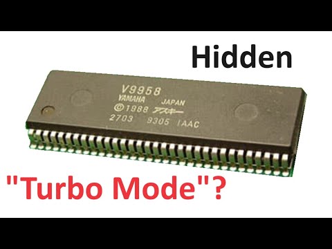 The V9958 may have a secret feature...