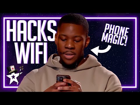 Wizard CONTROLS The Wi-Fi on Britain's Got Talent!