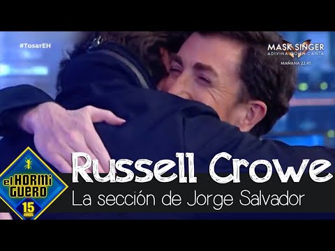 Russell Crowe dejó totalmente impactado a Pablo Motos en el año 2015 por un regalo - El Hormiguero