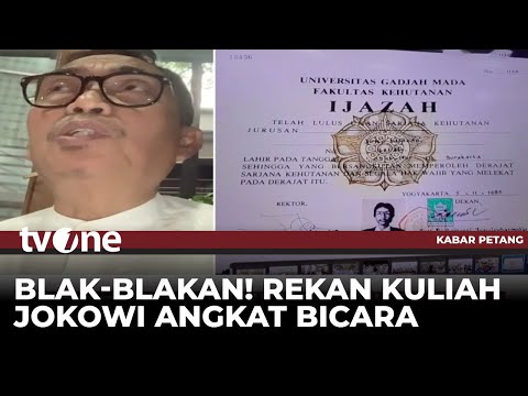 Eksklusif! Teman Kuliah Jokowi Buka Suara Terkait Tudingan Ijazah Palsu | Kabar Petang tvOne