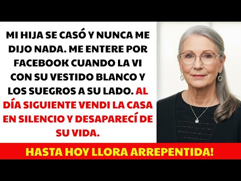 Descubrí la boda de mi hija por internet… Al día siguiente VENDÍ su casa y dejé de ser su madre.