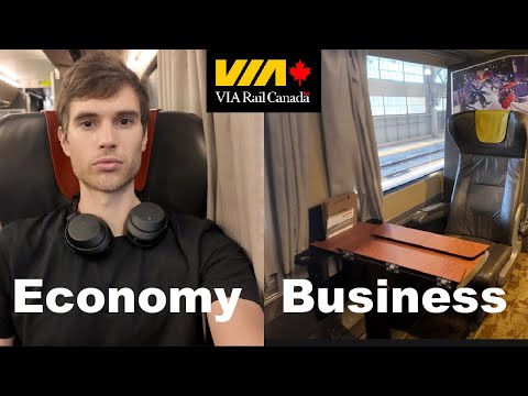 Via Rail Economy and Business Class Compared (After Taking Both!)