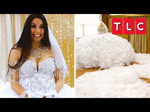 Greek Gypsy’s Giant Blinged-Out Gown | My Big Fat American Gypsy Wedding | TLC