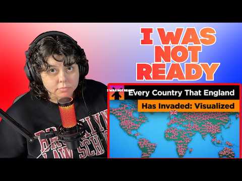 AMERICAN Reacts To Every Country England Has Invaded Visualized (SHOCKING)