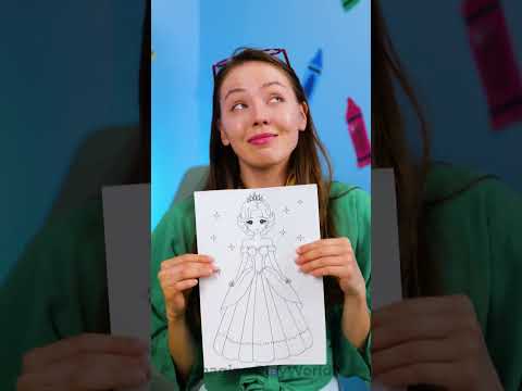 Make a MAGICAL Princess Dress Now👸 #diy #princesscrafts #fun