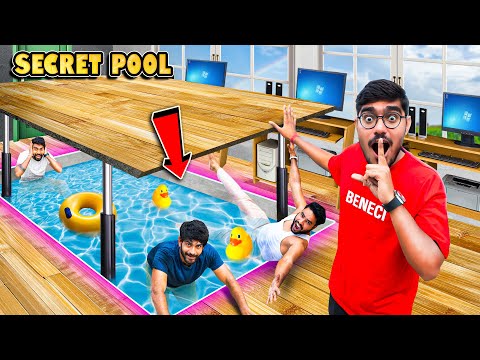 Secret Swimming Pool Challenge | इस पूल को ढूँढना लगभग असंभव है | Secret Room Challenge