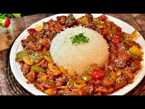 دجاج كانتون الصيني بطريقه بيتيه بتنافس أطيب المطاعم .. Chinese Canton Chicken