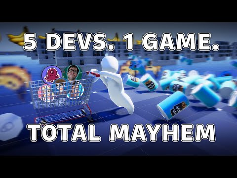 5 Game Developers, 1 Game, Total Mayhem | Pass The Project Collab Challenge