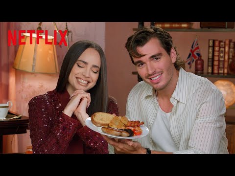 Corey Mylchreest Teaches Sofia Carson How To Be British | My Oxford Year | Netflix