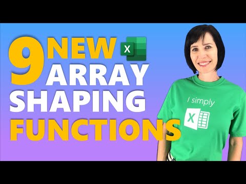 9 Exciting NEW Excel Functions for Shaping Arrays - Incredible!