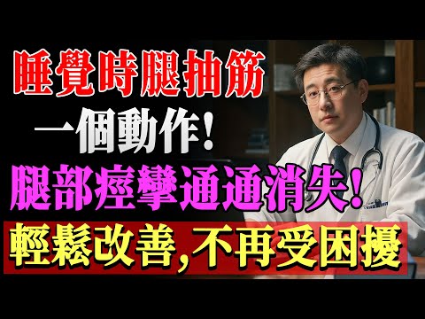 半夜腿抽筋真的不是缺鈣!醫師揭示三大致病元兇,學會對症改善,徹底告別夜間痛醒!
