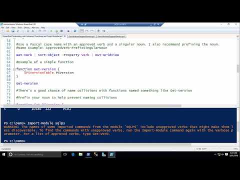 PowerShell Toolmaking with Advanced Functions and Script Modules