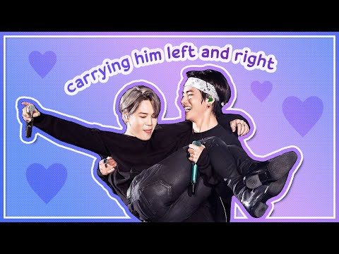 BTS lifting and carrying Jimin