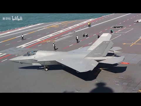 三型舰载机从福建舰弹射起飞8分51秒原声素材