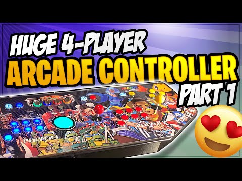 Huge 4 player Arcade console - Mame/Hyperspin/Launchbox/Bigbox [PART 1: design and building]