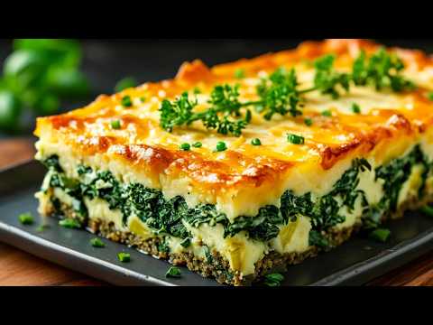 A recipe for potatoes with spinach that I cook every day! More delicious than in the restaurant!