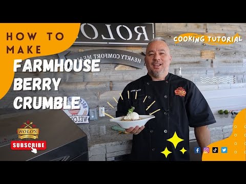 How to Make Farmhouse Berry Crumble - My Farmhouse Berry Crumble Recipe | A Simple Berry Dessert