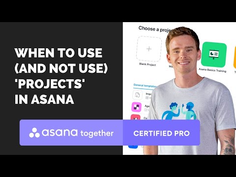 When to use (and not use) 'Projects' in Asana