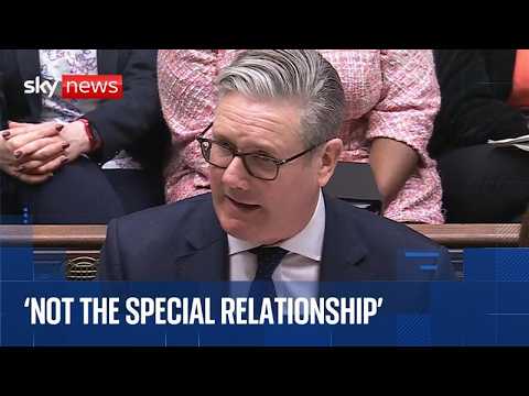 PMQs in full | Starmer faces MPs' questions after Trump's 'not Winston Churchill' criticism